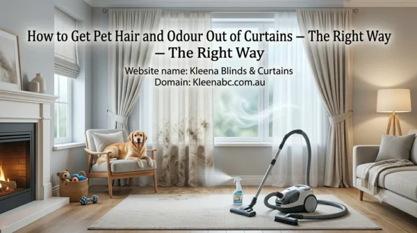 How to Get Pet Hair and Odour Out of Curtains — The Right Way